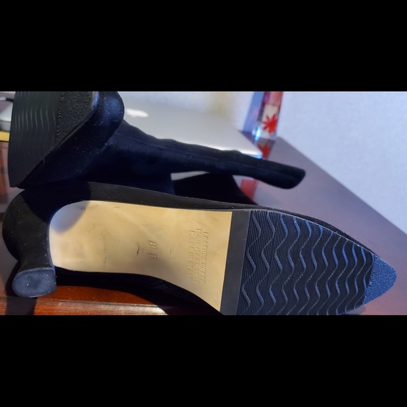 Nine west black leather bootie zipper - Picture 6 of 11